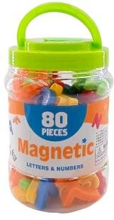 POTE DE LETRAS Y NUMEROS X80 PCS