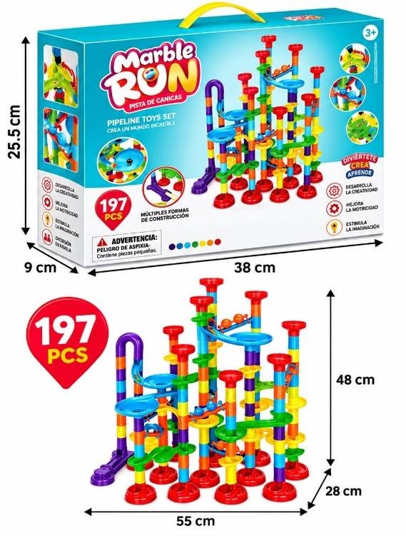 PISTA DE CANICAS X197 PCS
