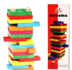 JENGA DE COLORES CAJA ROJA  X54 PCS