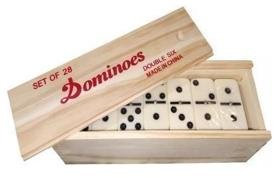 DOMINO PUNTOS DE MADERA GRANDE