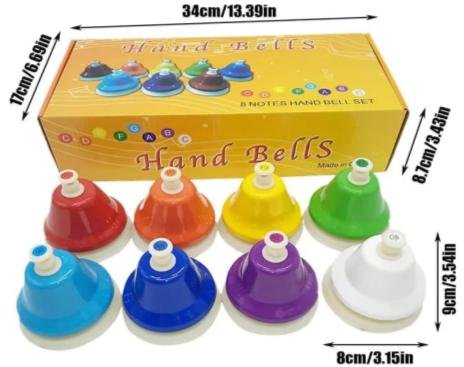 SET DE CAMPANAS X8