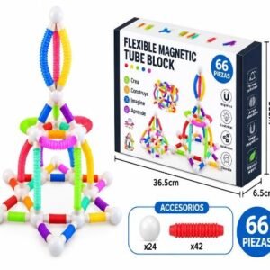 BLOQUES MAGNETICOS EXTENSIBLES X66 PCS