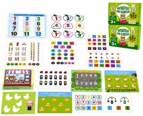 LIBRO MATEMÁTICO  OSITO ESPAÑOL