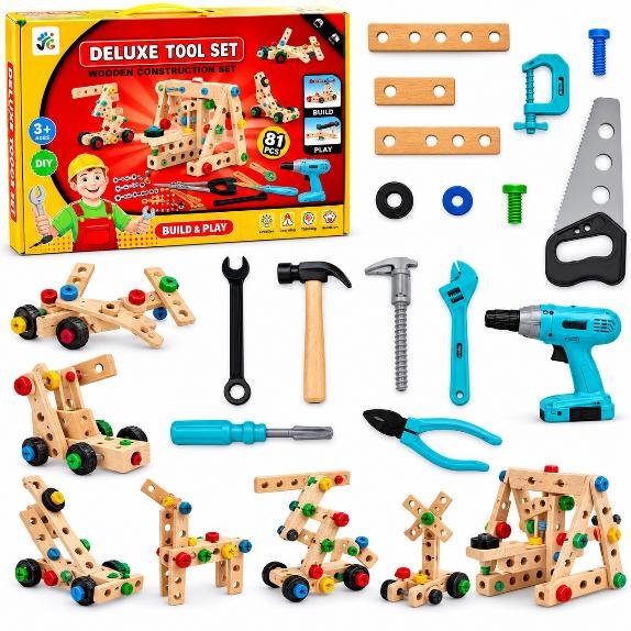 MECANO PLASTICO CON HERRAMIENTAS