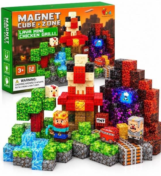 MAGNETICO VOLCAN CON LUCES X205 PCS